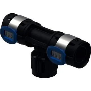 Geberit FlowFit Übergangs-T-Stück mit MasterFix PPSU d16-MF20-d16 – Bild 2