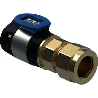Geberit FlowFit Übergang mit Klemmringverschr. SiBr d16-d12 – Bild 2