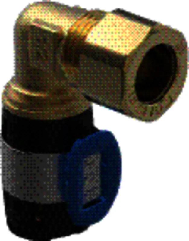 Geberit FlowFit Übergangswinkel 90Gr mit Klemmringverschr. Rg+/Cu d16-d15