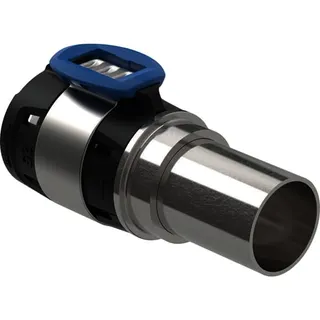 Geberit FlowFit Übergang auf Kupferrohr- Klemmringverschr. SiBr/Cu d20-15 – Bild 2