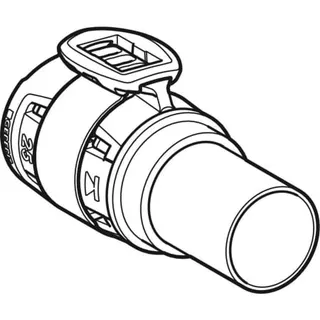Geberit FlowFit Übergang auf Kupferrohr- Klemmringverschr. SiBr/Cu d16-15 – Bild 3
