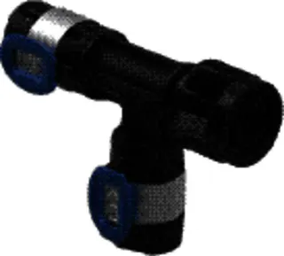 GE FlowFit Übergangs-T-Stück mit MasterFix PPSU d16-d16-MF20