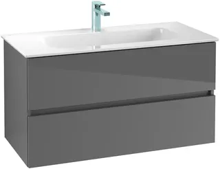 ARTO-Möbelset 02 A18 Waschtisch 1000mm WT-Unterschrank 2 Auszüge VT=Grey
