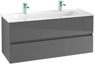 ARTO-Möbelset 04 A18 Wascht. 1200mm 2HL WT-Unterschrank 2 Auszüge VT=Grey