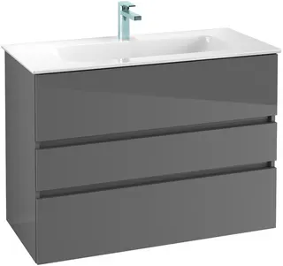 ARTO-Möbelset 06 A18 Waschtisch 1000mm WT-Unterschrank 3 Auszüge PJ=Oak
