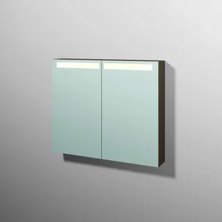 sanibel 5001 Spiegelschrank SD51367 900x746x149mm Sandgrau-Matt