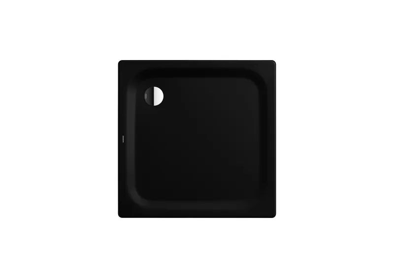 Kaldewei Duschwanne SUPERPLAN CLASSIC Mod.390-1,900x 900mm,schwarz matt 100,Perl-Effekt
