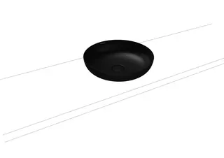 Kaldewei WB MIENA WASCHTISCH-SCHALE Mod.3180,d :450mm,cool grey 90,Perl-Effekt,oÜL