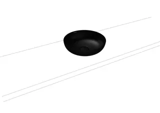 Kaldewei WB MIENA WASCHTISCH-SCHALE Mod.3181,d :380mm,schwarz matt 100,Perl-Effekt,oÜL