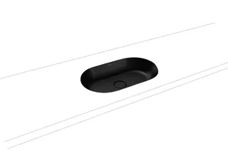 Kaldewei WB CENTRO UNTERBAUWASCHTISCH Mod.3059 ,610x380mm,schwarz matt 100,PEFF,AD,oÜL – Bild 2