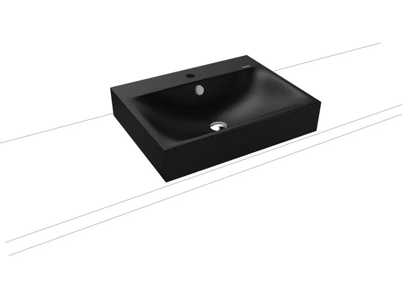 Kaldewei WB SILENIO Mod.3042,600x460mm,cg90, PEFF,AD,m. 1HL,mÜL,chr