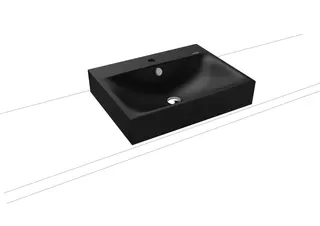 Kaldewei WB SILENIO Mod.3042,600x460mm,cg90, PEFF,AD,m. 1HL,mÜL,chr – Bild 2