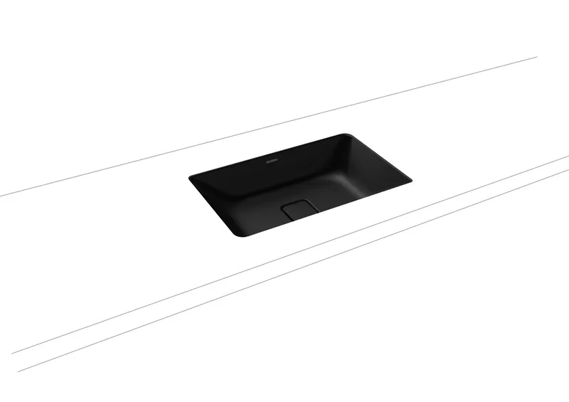 Kaldewei WB CONO UNTERBAUWASCHTISCH Mod.3087, 569x382mm,schwarz matt 100,PEFF,AD,oÜL