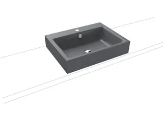 Kaldewei WB PURO Mod.3157,600x460mm,cg70,PEFF, AD,m. 1HL,mÜL,chr – Bild 2