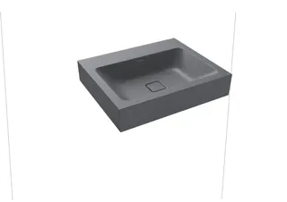 Kaldewei WB CONO WANDWASCHTISCH Mod.3089,600x 500mm,cool grey 70,Perl-Effekt,AD,oÜL – Bild 2