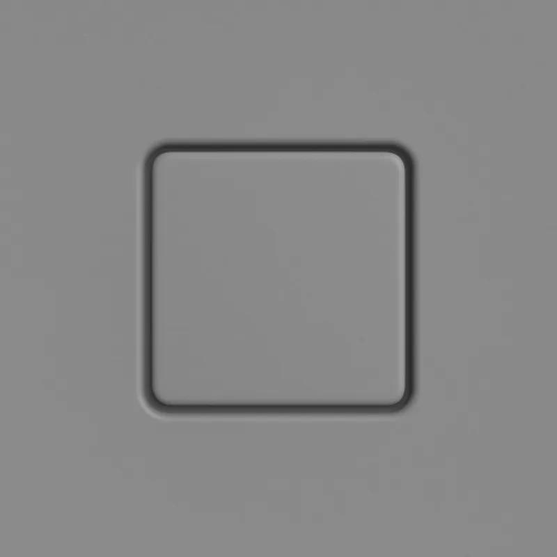 Kaldewei Ablaufdeckel KA120 für CONOFLAT eckig, cool grey 40,SEC
