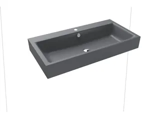 Kaldewei WB PURO WANDWASCHTISCH Mod.3165,900x 460mm,cg70,PEFF,AD,m. 1HL,mÜL,chr