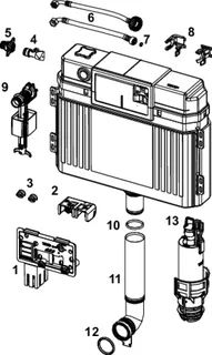 TECE Uni-Spülkasten für TECElux Module – Bild 4