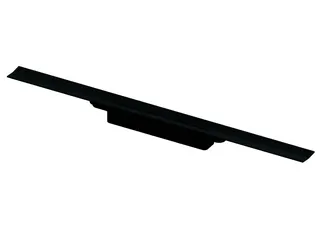 TECEdrainprofile Duschprofil, 1000 mm, Edelstahl gebürstet, schwarz