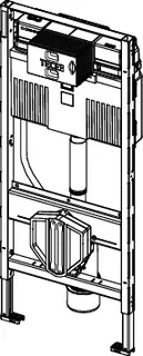 TECEprofil WC-Modul mit Uni-Spülkasten, Bauhöhe 1120 mm – Bild 3