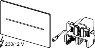 TECEsolid WC-Elektronik, 12 V-Netz, weiß glänzend – Bild 4