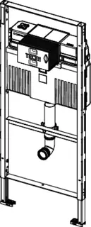 TECEprofil WC-Modul mit Uni-Spülkasten für Kinder-Stand-WC, Bauhöhe 1120 mm – Bild 3