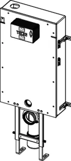 TECEbox WC-Modul mit Uni-Spülkasten, mit Frontverkleidung, Bauhöhe 1110 mm – Bild 2