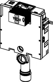 TECEbox WC-Modul mit Uni-Spülkasten und Fliesenträger-Front, Bauhöhe 820 mm – Bild 3
