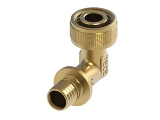TECEflex Schnelladapter Winkel 90 Grad, Dim. 16 x 1/2", Siliziumbronze