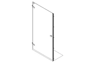 Roth Glasdusche Alina P1 Pendeltür 1tlg.für Nische – Bild 2
