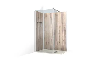 Roth Komplettdusche Vinata Style Holz Eiche links 1160x877 beige