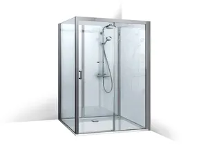 Roth Komplettdusche Vinata Spirit Eck Hoch weiß 1360x877 ESG klar
