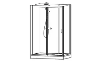 Roth Komplettdusche Vinata Spirit Eck Hoch weiß 1360x677 ESG Flow – Bild 5