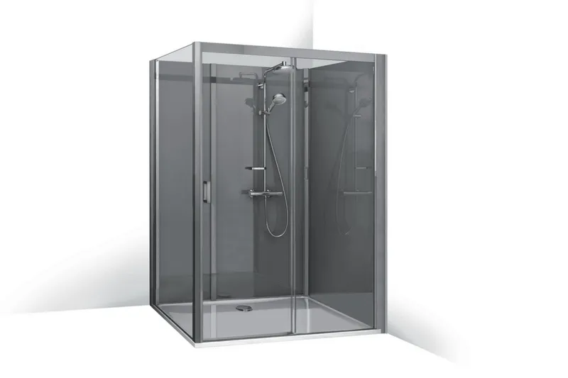 Roth Komplettdusche Vinata Spirit Eck Hoch anthrazit 1360x877 ESG klar