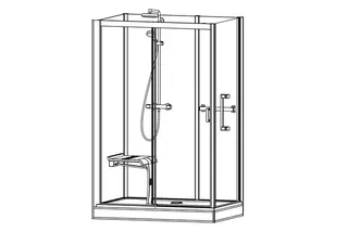 Roth Komplettdusche Vinata Comfort Eck Hoch anthrazit 1660x677 ESG Flow – Bild 5