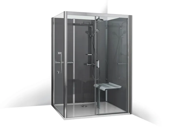 Roth Komplettdusche Vinata Comfort Eck Hoch anthrazit 1360x877 ESG klar