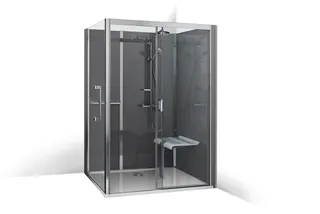 Roth Komplettdusche Vinata Comfort Eck Hoch anthrazit 1160x677 ESG klar