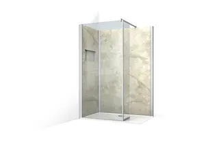 Roth Komplettdusche Vinata Style Marmor Beige rechts 1160x777 weiß