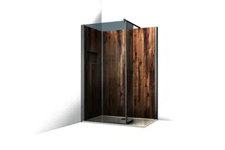 Roth Komplettdusche Vinata Style Holz Eiche links 1160x777 weiß