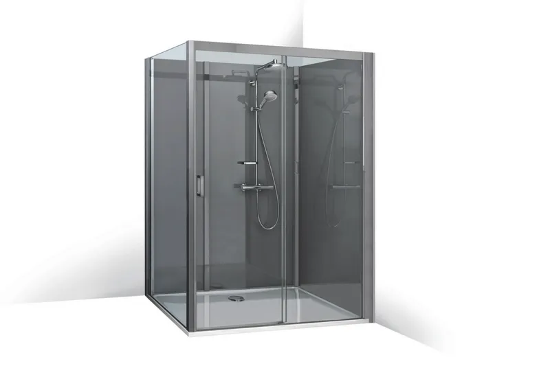 Roth Komplettdusche Vinata Spirit Eck Hoch anthrazit 1560x677 ESG klar