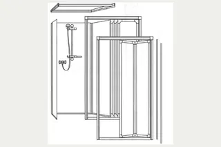 Roth Komplettdusche Exklusiv Oberteil Typ 192/795x845/Falttür – Bild 3