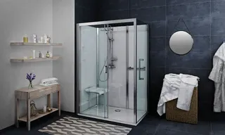 Roth Komplettdusche Vinata Comfort Eck Hoch weiß 1560x877 ESG Flow – Bild 3