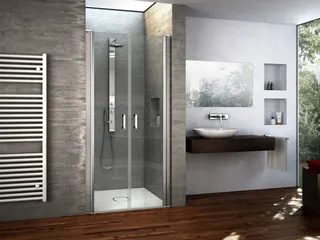 Roth Glasdusche Cariba P2 Pendelhälfte o.F.700x2000 ESG klar