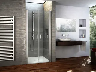 Roth Glasdusche Cariba P2 Pendelhälfte o.F.700x2000 ESG klar – Bild 2