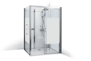 Roth Komplettdusche Vinata Comfort Eck Hoch weiß 1560x877 ESG Flow – Bild 2
