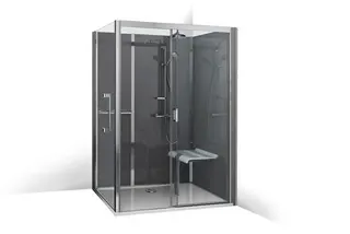 Roth Komplettdusche Vinata Comfort Eck Hoch anthrazit 1560x777 ESG klar