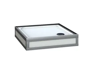 Roth Komplettdusche Exklusiv Unterteil Typ 021/845x845 oBoP/flach/THM-HD – Bild 2