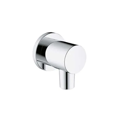 KLUDI NOVA FONTE Schlauchanschlussbogen PURISTIC eigensicher chrom