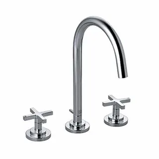 KLUDI NOVA FONTE Waschtischarmatur CLASSIC Dreilochmontage chrom