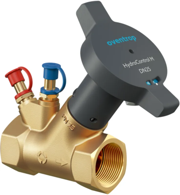 Oventrop-Strangreg.vent. HydroControl M PN25 DN25, Rp1 IG, HydroPort, EZB
